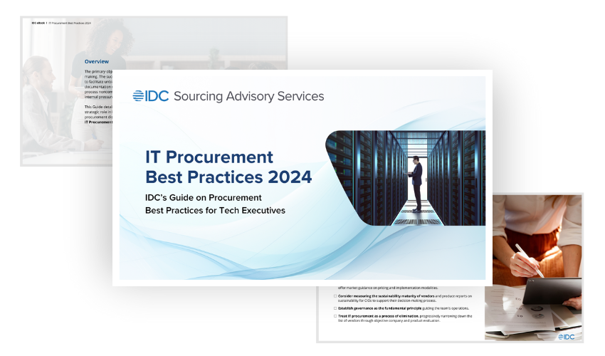 IT Procurement  Best Practices 2024: IDC’s Guide on Procurement  Best Practices for Tech Executives