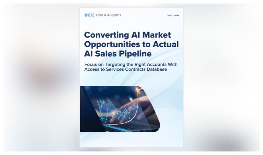 How does IDC Services Contracts Database Help in Navigating  AI Sales Pipeline?