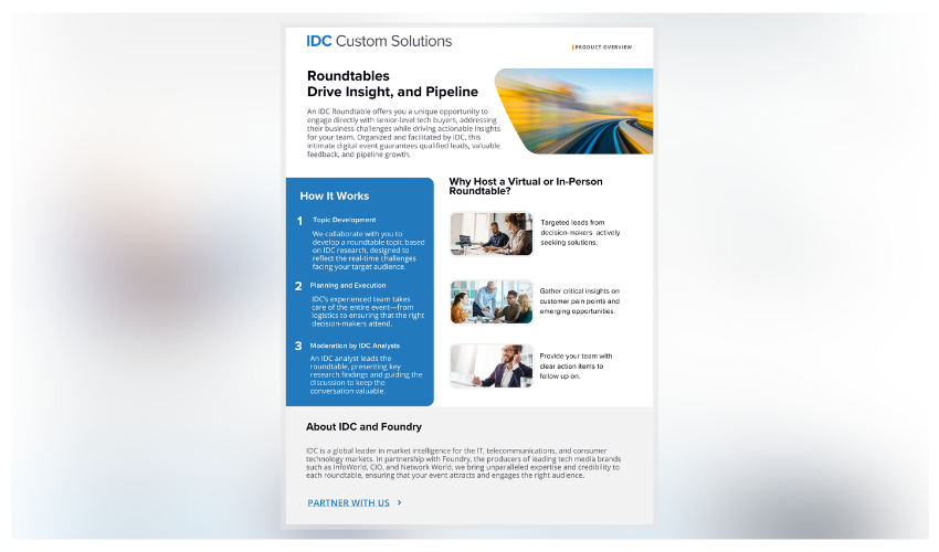 IDC Roundtable
