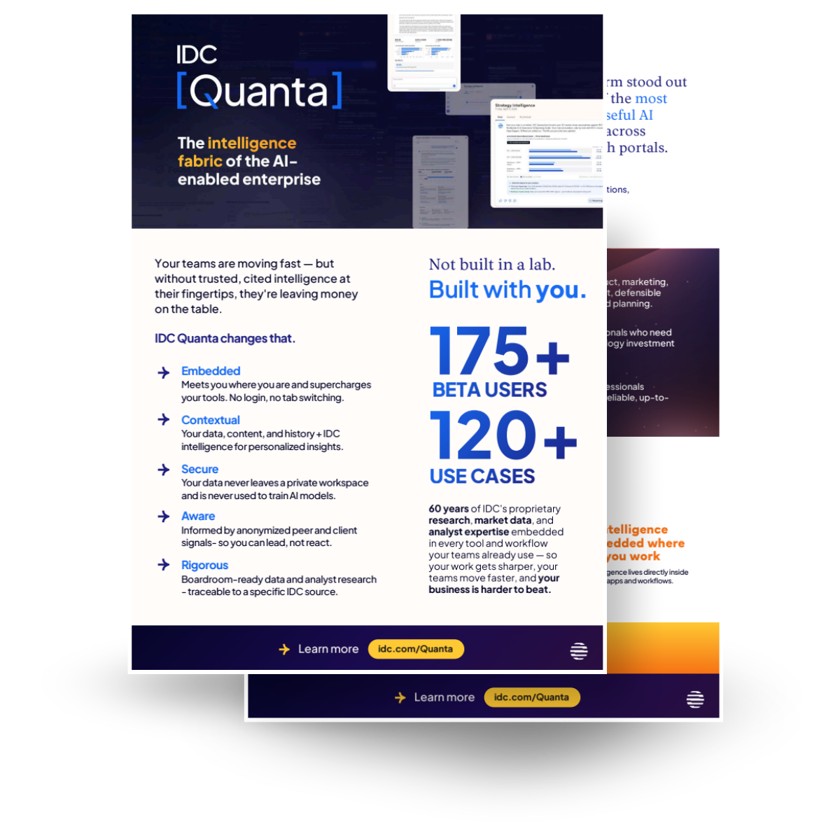 IDC Quanta Product Overview