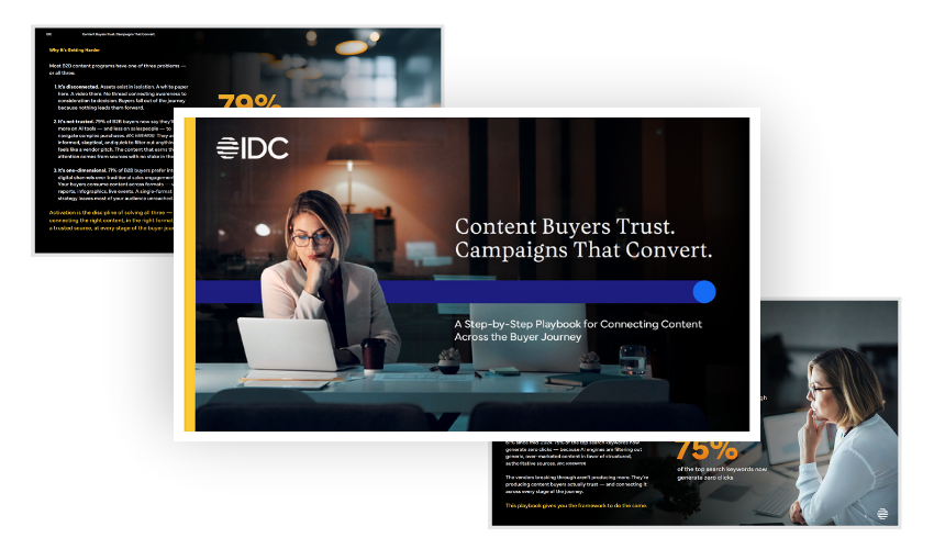 Activation Playbook: Content Buyers Trust. Campaigns That Convert.