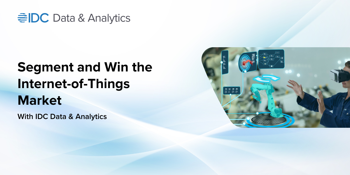 Static image showing a modified title page of the IoT market segment eBook.