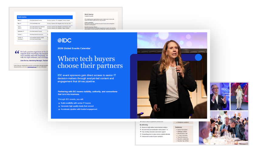 IDC 2026 North America Events Calendar